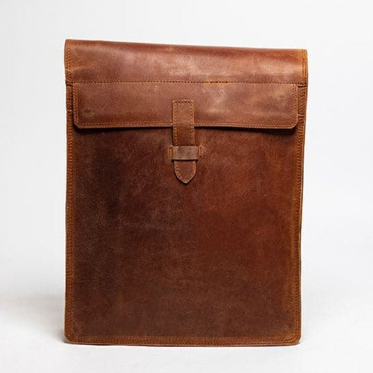 Montreal Leather Satchel - Saddle Brown - HIDES
